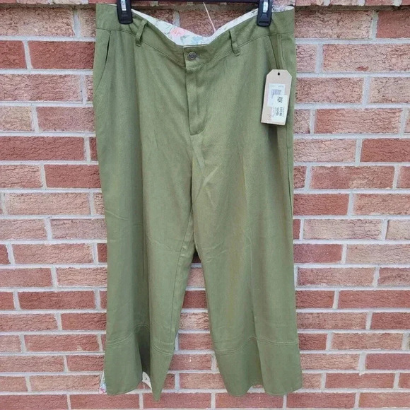 Frye and Co. Pants - Frye and Co. Capri Pants Women's Size Large Wide Leg New with Tags